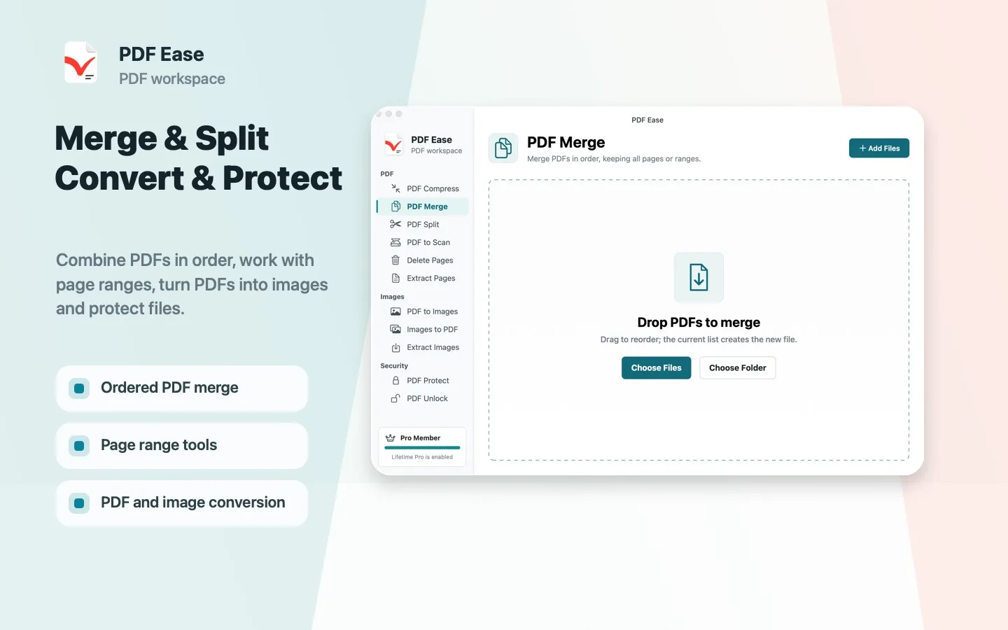 PDF Ease workspace
